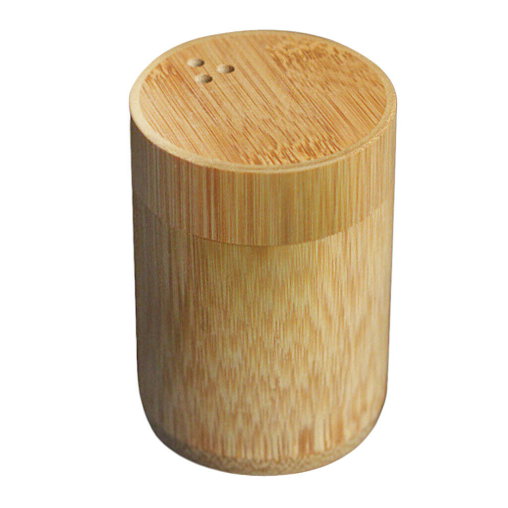Toothpick Dispenser Holders Bamboo Storage Organizer Travel Home