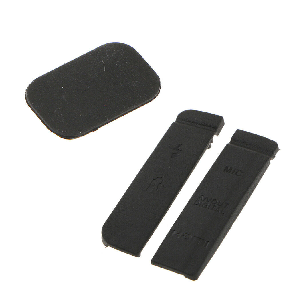For Canon 7D Port Cover   Rubber Repair Part Bottom USB AV OUT MIC HDMI