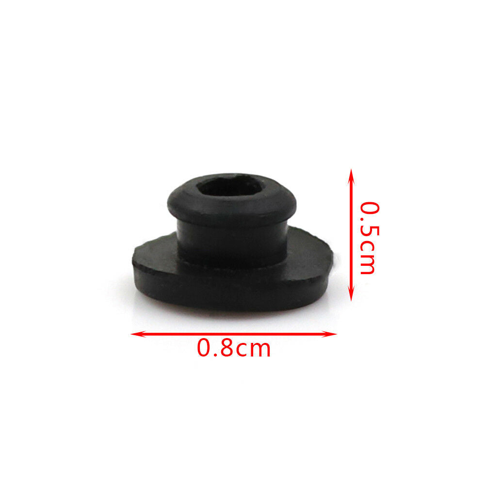 50x Black Silicone Tattoo Needle Rubber Grommets Tattoo Machine Needle Ma.l8