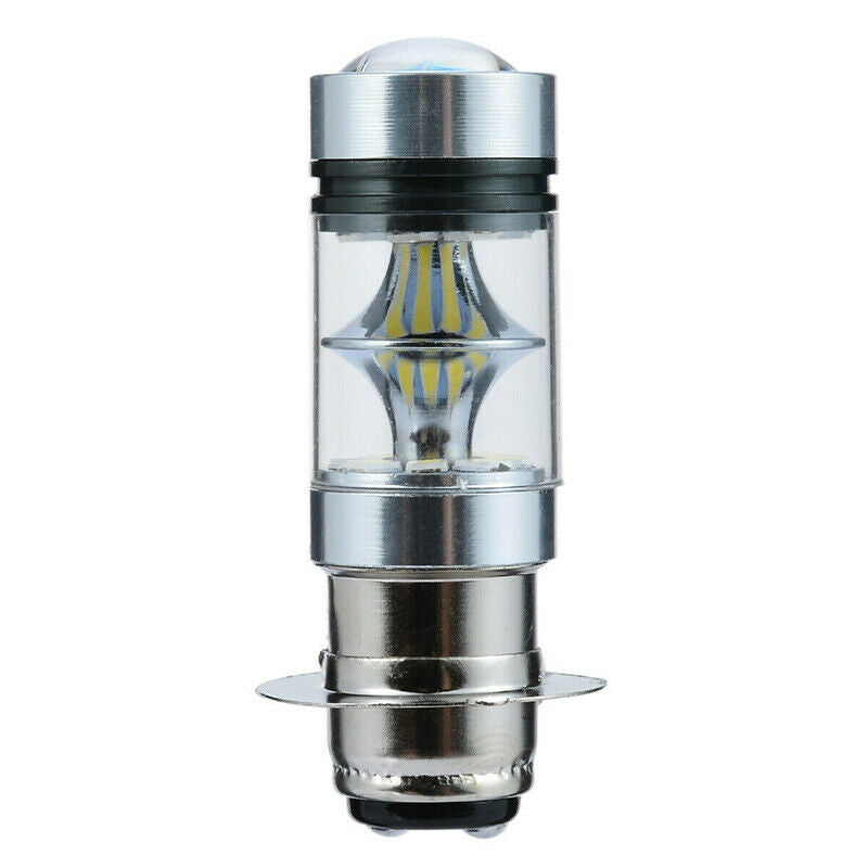 BA20D H6 2323 20SMD LED 100W Motorcycle Fog DRL Brake Parking Light Lamp Bulb BD