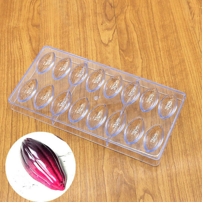 Transparent Plastic Acrylic Mold Chocolate Maker Polycarbonate olive mode moBDA