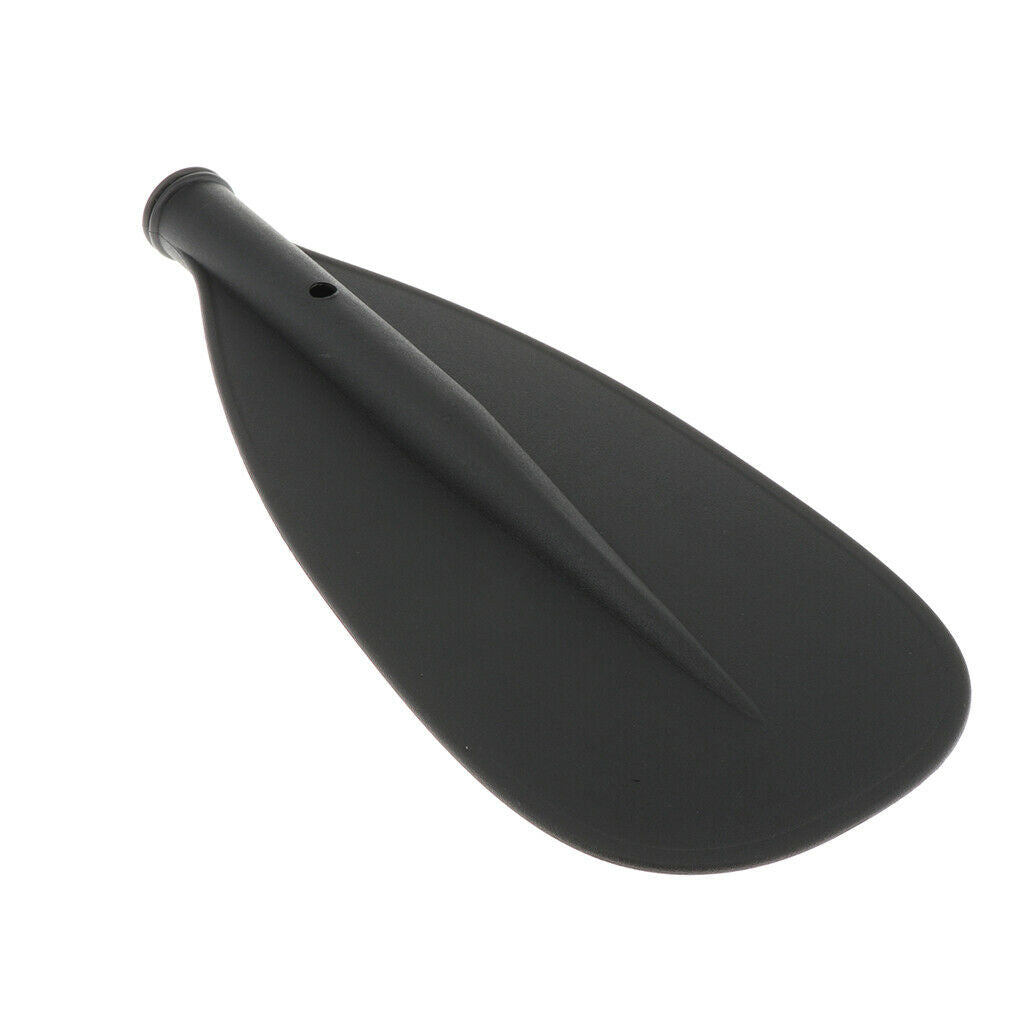 Lots 2 Solid Kayak Paddle Leaf Blades fits 30mm Shaft Black Symmetrical