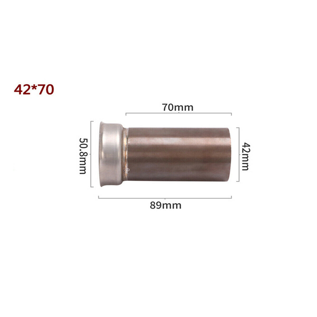 1PCS Stainless Steel Motorcycle Exhaust Pipe DB Silencer Detachable Universal