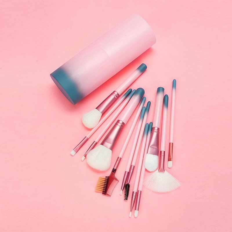 Shop-Story - Professional Make Up Brushes: Set 12 Brushes Makeup