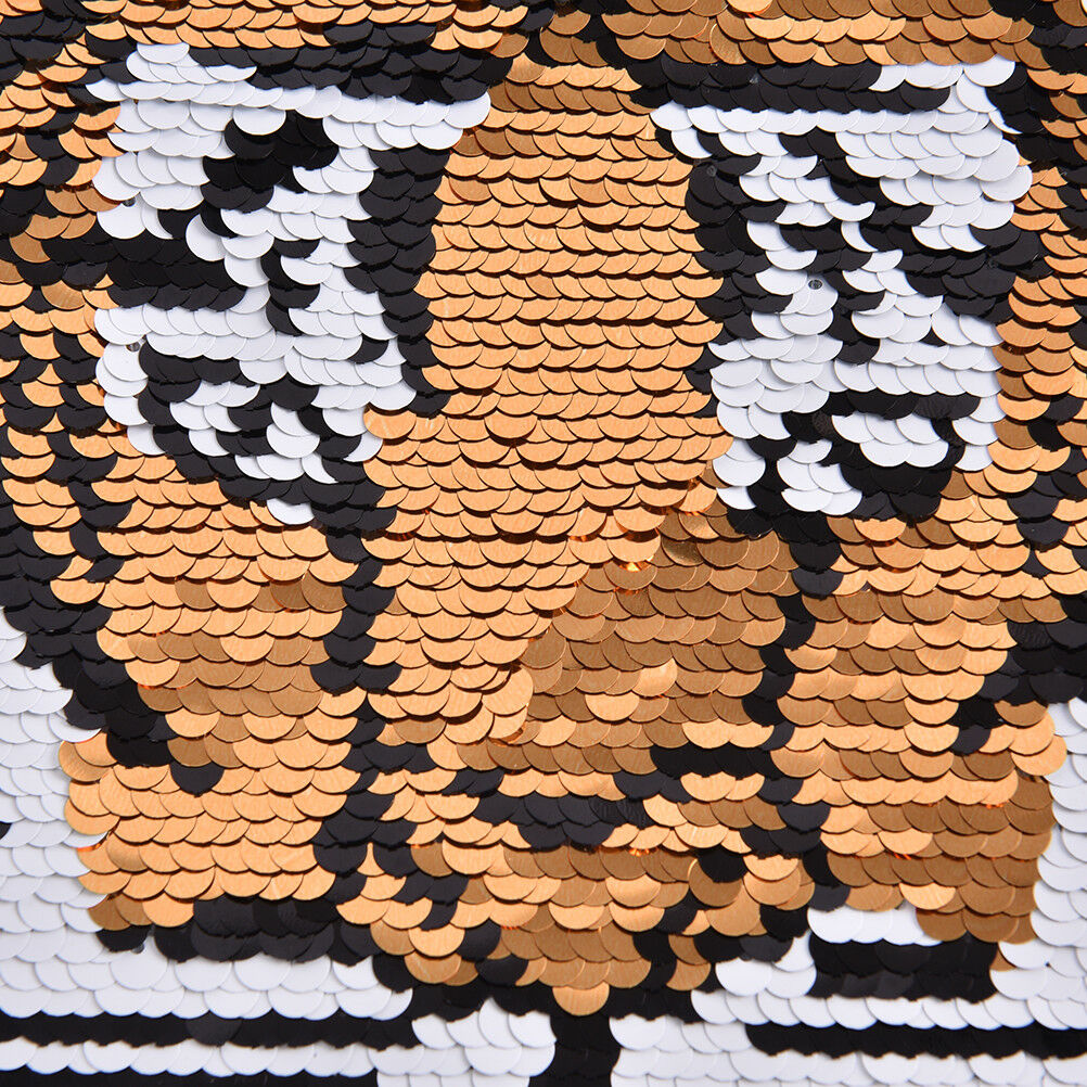 tiger reversible change color sequins sew on patches for clothes diy craf.l8