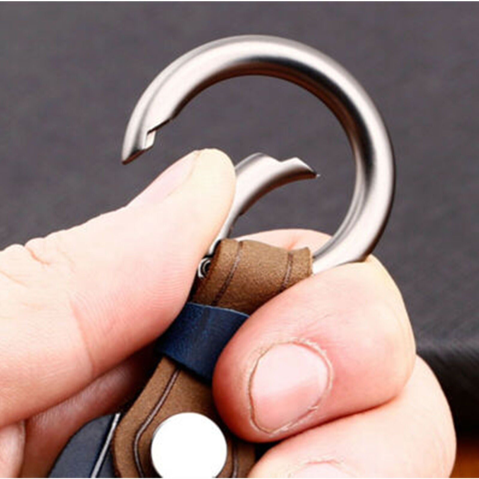 Leather Car Key Fob Case Cover Holder For Subaru Forester Legacy Outback WRX