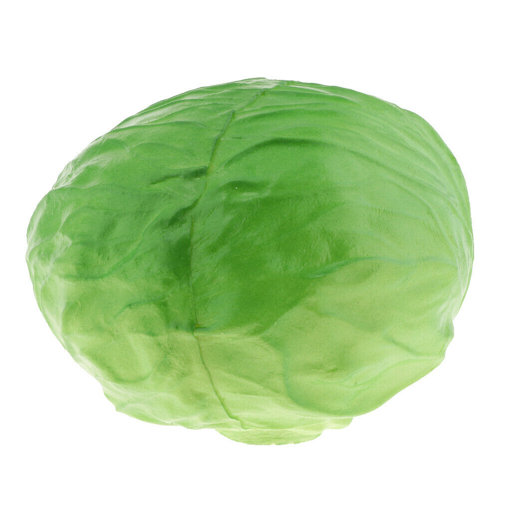 Artificial Vegetable Cabbage Kitchen Cabinet Table Display Decor Craft  Green