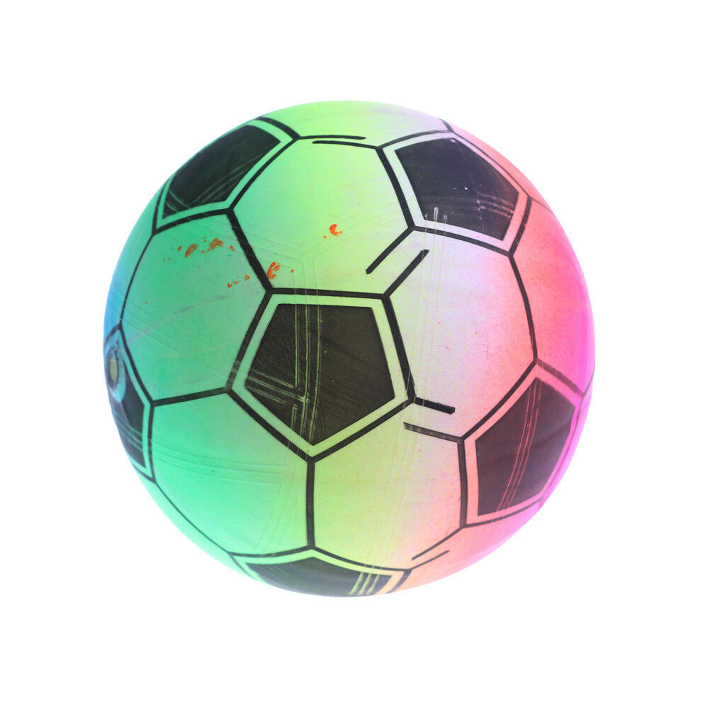 Beach Volleyball Inflatable PVC Blow UP Rainbow Football Play Balls Summe.l8