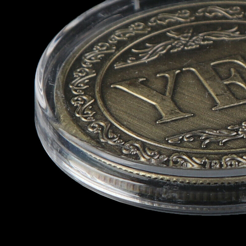 Commemorative Coin YES NO Letter Ornaments Collection Arts Gifts Souvenir LuBDA