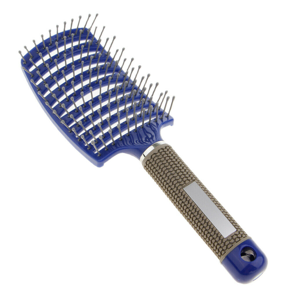 3pcs Curved Vented Styling Hair Brush, Detangling Long Thick Curly Hair Massage