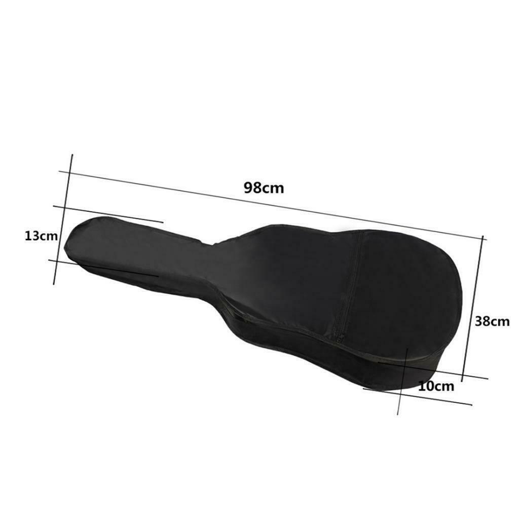 Durable Guitar Bag Soft Bag Musical Instrument Accessory Black