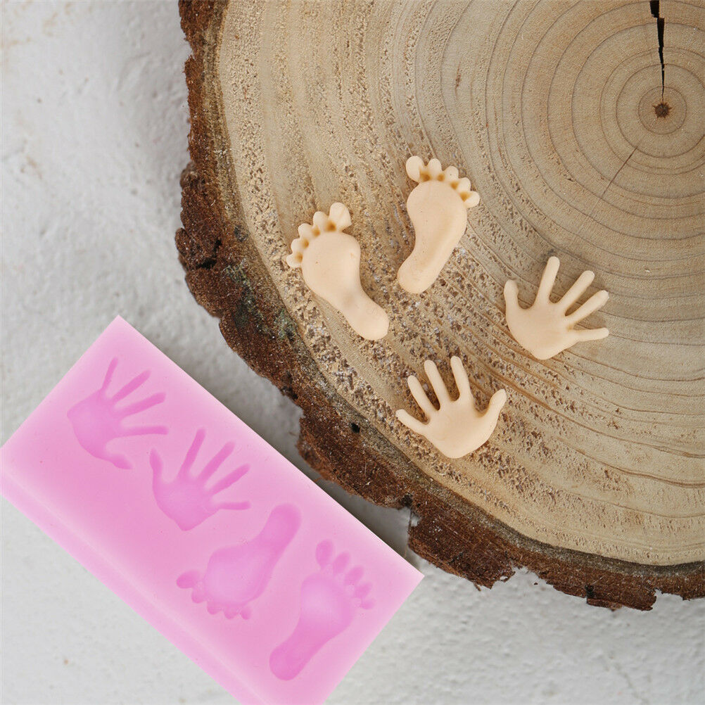Small Hand Foot Silicone Mold Fondant Mould Cake Decorating Tool dfJC.l8