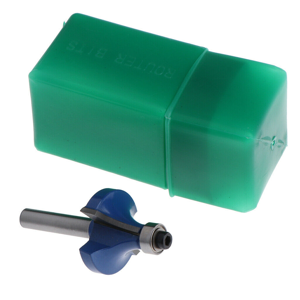 Round Over Edge Forming Router Bit - 1/4'' Shank Woodworking Tool