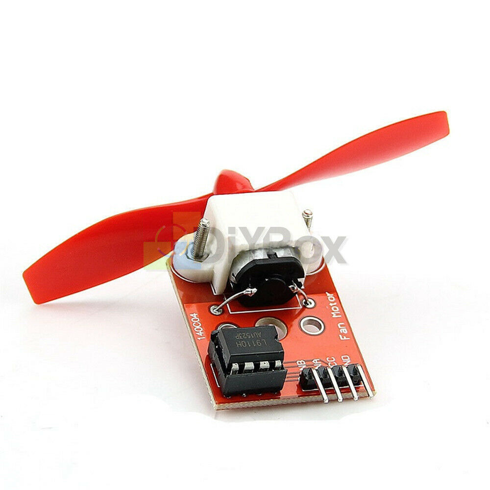 Fit For Arduino DIY 5V L9110 Fan Motor Module Fan Propeller Firefighting Robot