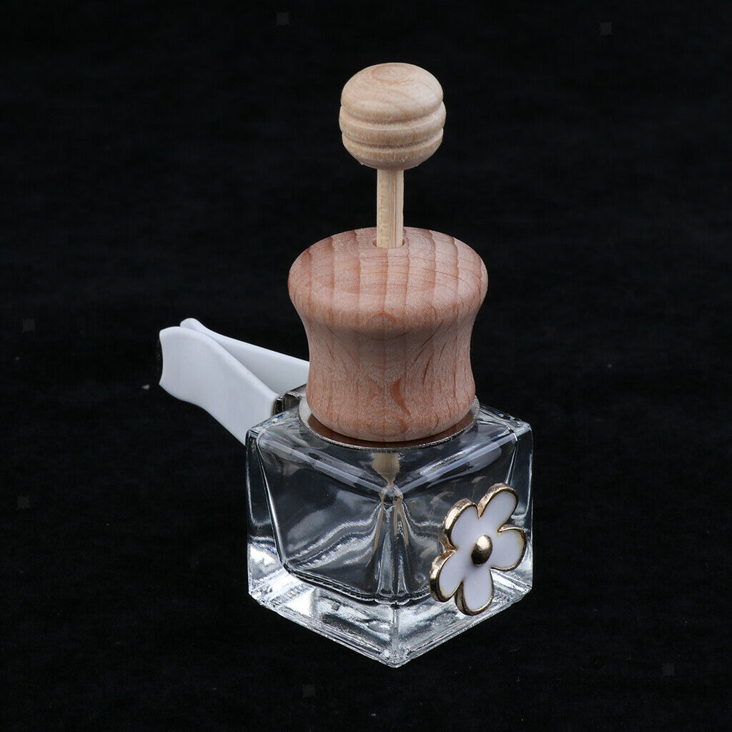 20Pack Transparent Empty Decorative Car Hanging Perfume Bottle 8ml+6ml