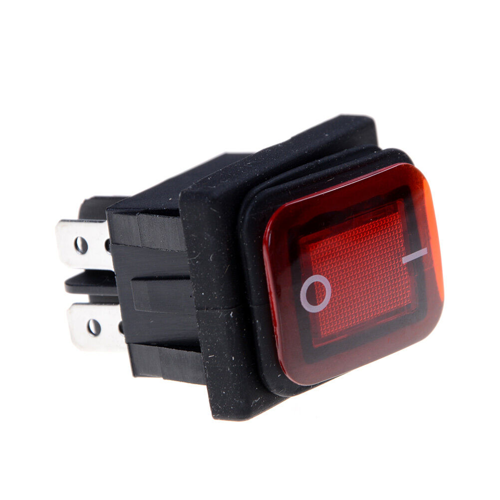 Waterproof Latching Rocker Toggle Switch AC250V/16A AC125V/20A H WF