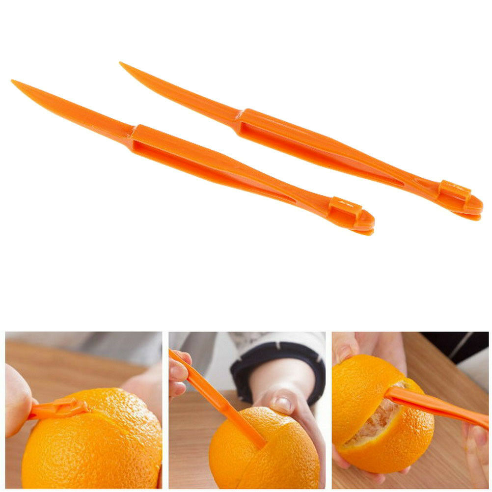 2pcs Long Section Orange Peeler Peel Orange Juice Compact And Practical He.l8