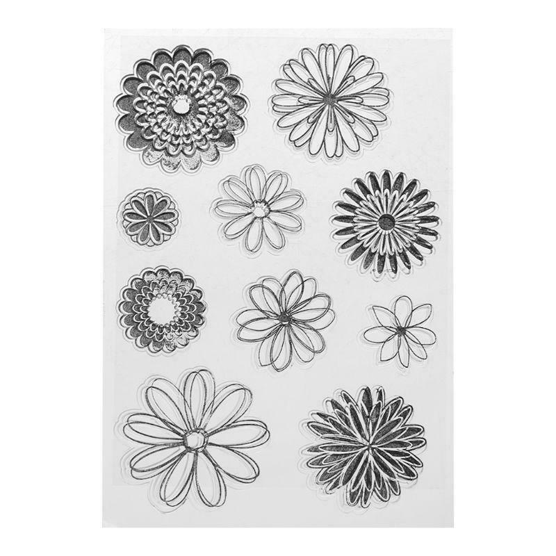 Corner Silicone Clear Seal Stamp DIY Scrapbooking Embossing Photo Album Decor