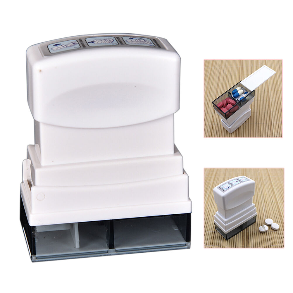 1X Tablet Pill Medicine Crusher Grinder Grind Splitter Cutter  Organize B.l8