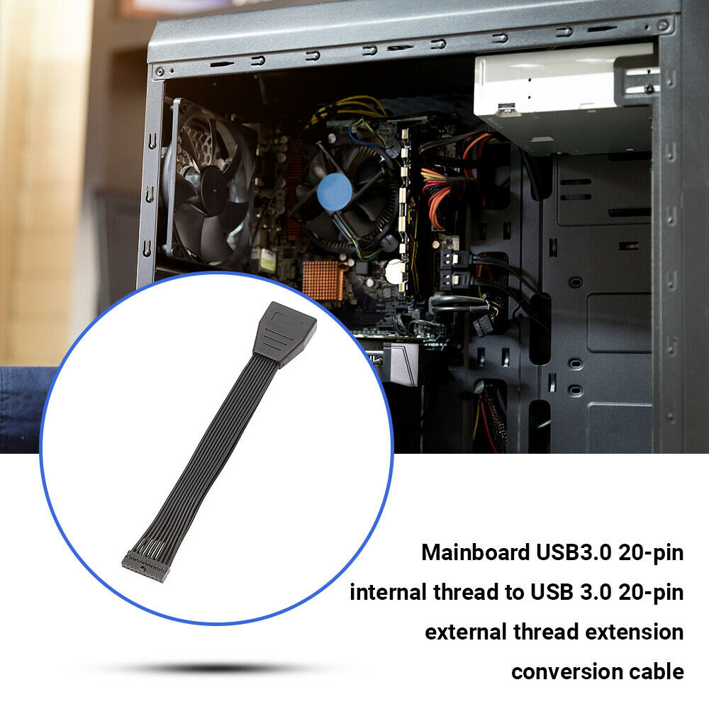 Motherboard USB 3.0 19Pin 20Pin Female to USB 3.0 19pin 20 Pin Male Mainboard LI