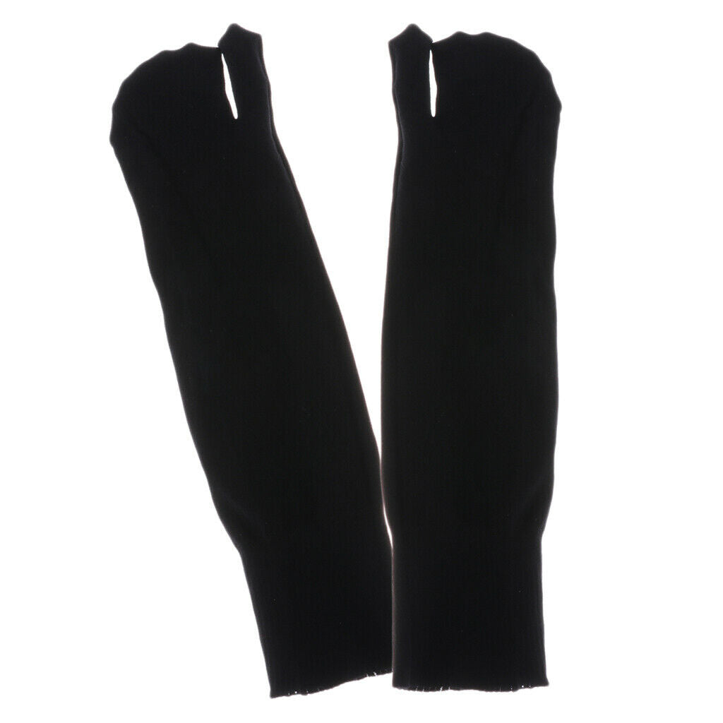2 Pairs of Pointed Toe And Pointed Toe Socks Tabi / / Geta Unisex Socks Black