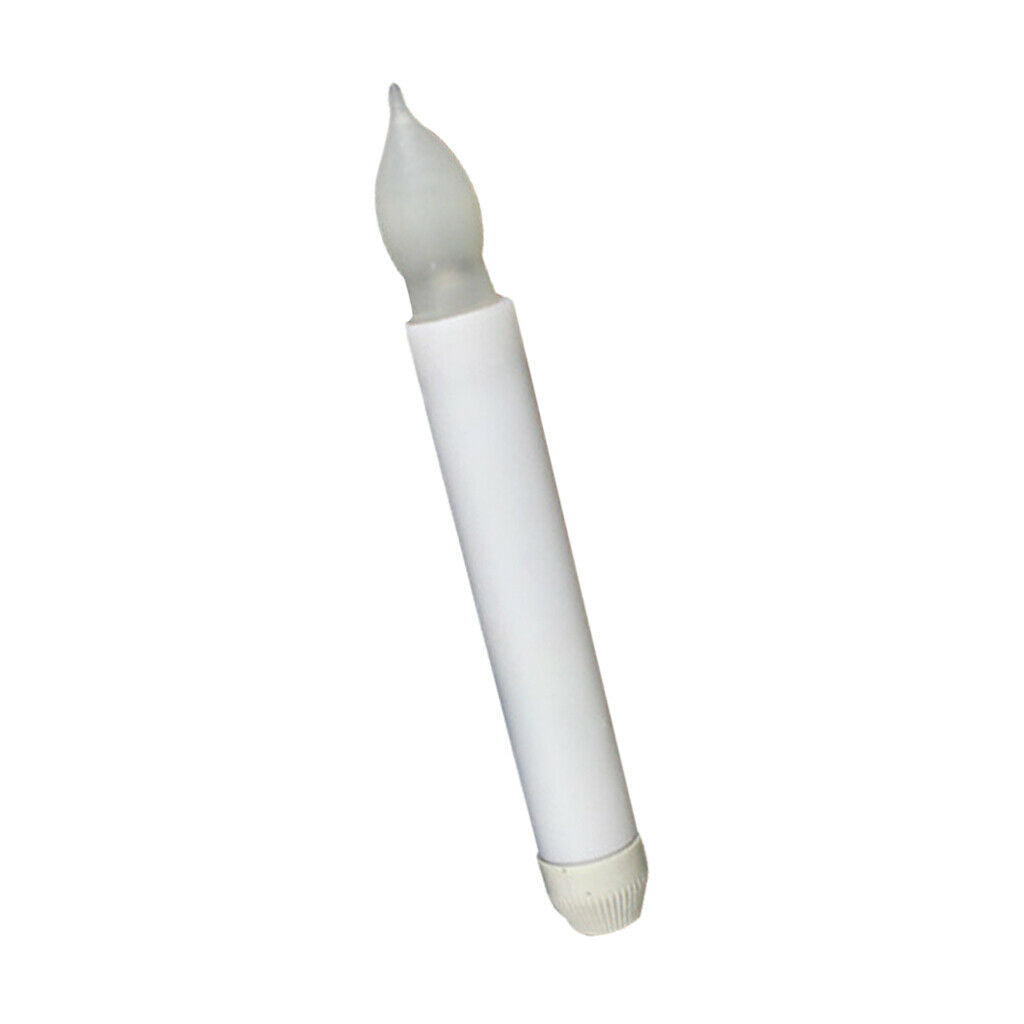 12pcs 165mm Battery Powered LED Taper Candle For Church Home Party