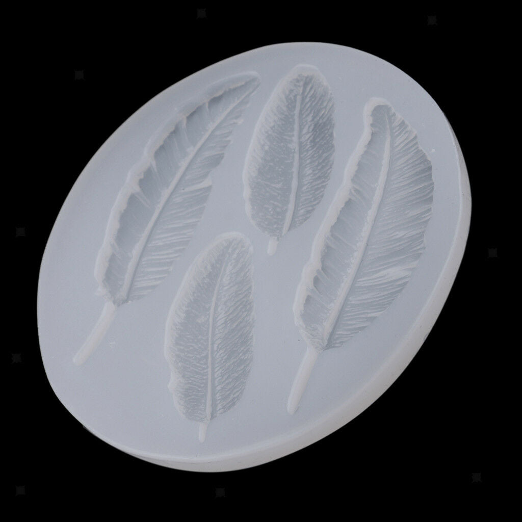 Feather Soap Mold Cake Silicone Mould For Candy Chocolate Cookie Ice Craft