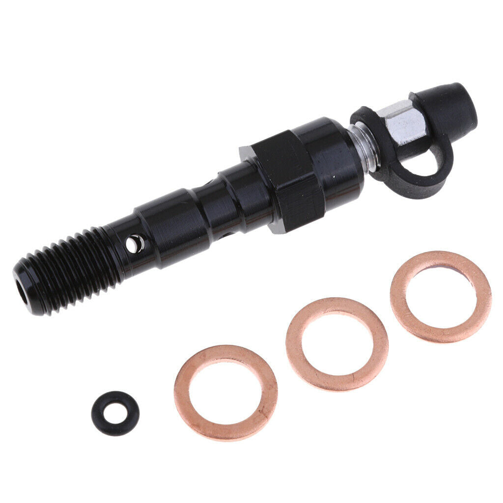 2pcs Motorcycle Brake Caliper Banjo Bolt & Bleed Nipple/Screw M10 x 1.25mm