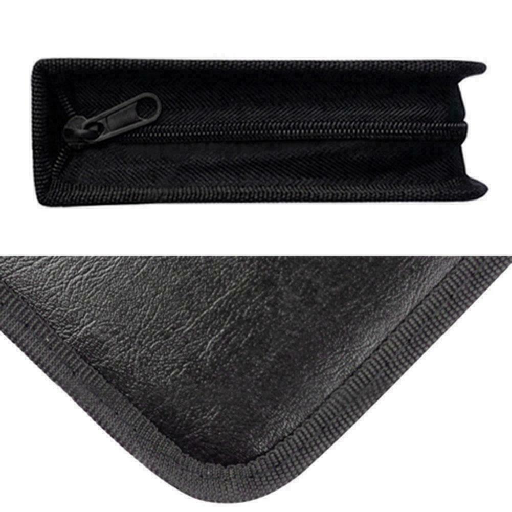 80Disc CD Holder DVD Case Storage Wallet VCD Organizer Faux-Leather Black F5R7
