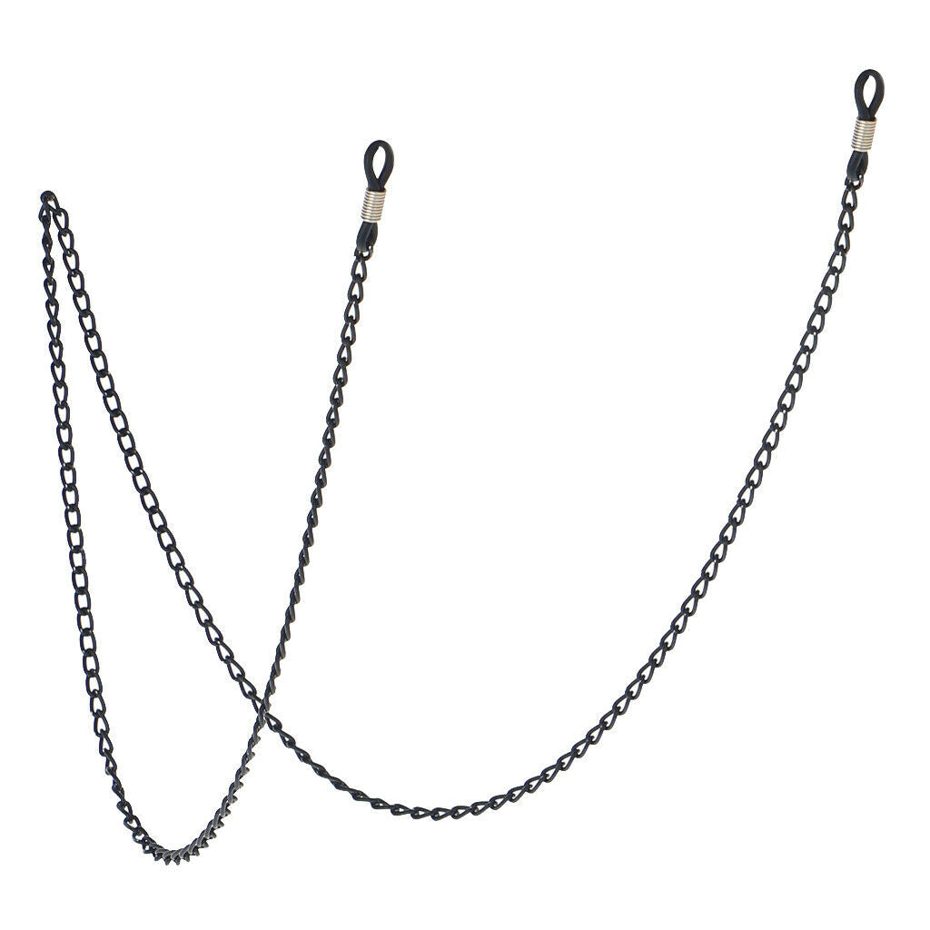 70 cm Metal Eyeglasses Chains Rope Spectacles Cord Holder Retainer Strap Black