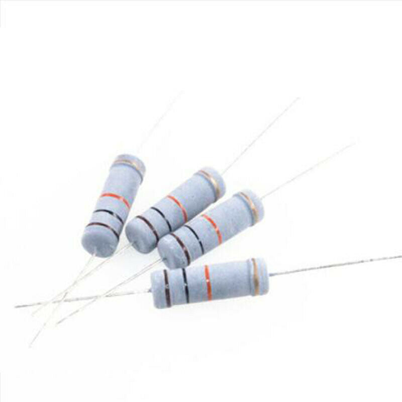 150pcs 5% 2W Watt Carbon Film Resistor Resistance 0.1R~750R Ohm/Ω 30 Assorts Kit