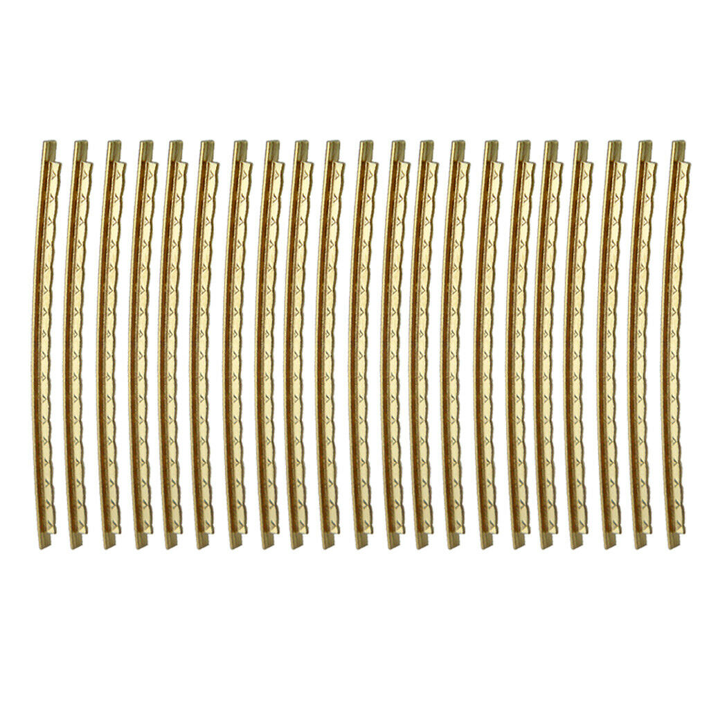 21Pcs Brass Frets Wire Fretwires 2.0mm for 41inch Folk/Acoustic Guitar Parts
