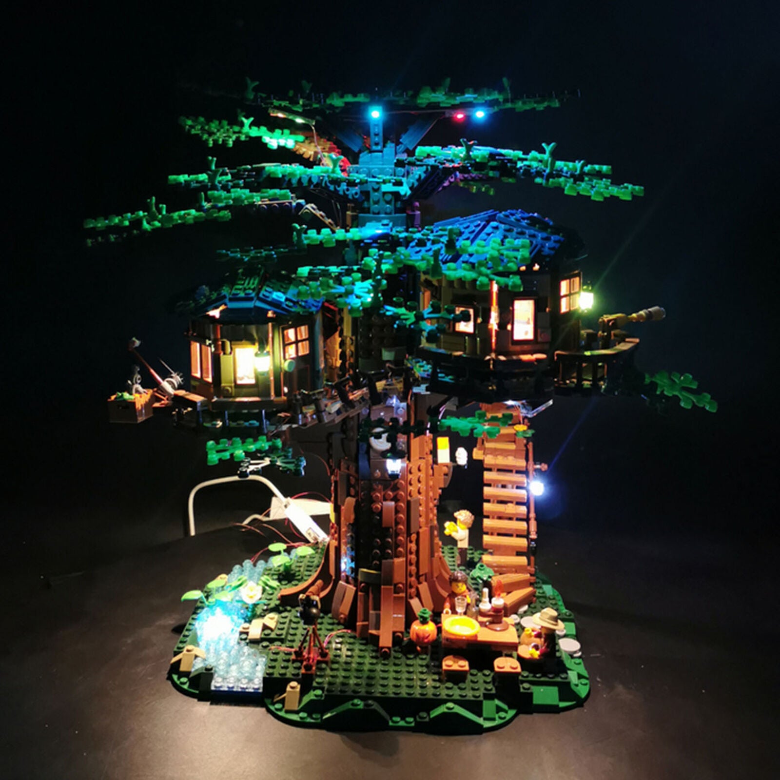 For Lego 21318 Ideas Treehouse Bricks Toys ONLY LED Light Lighting Kit w/