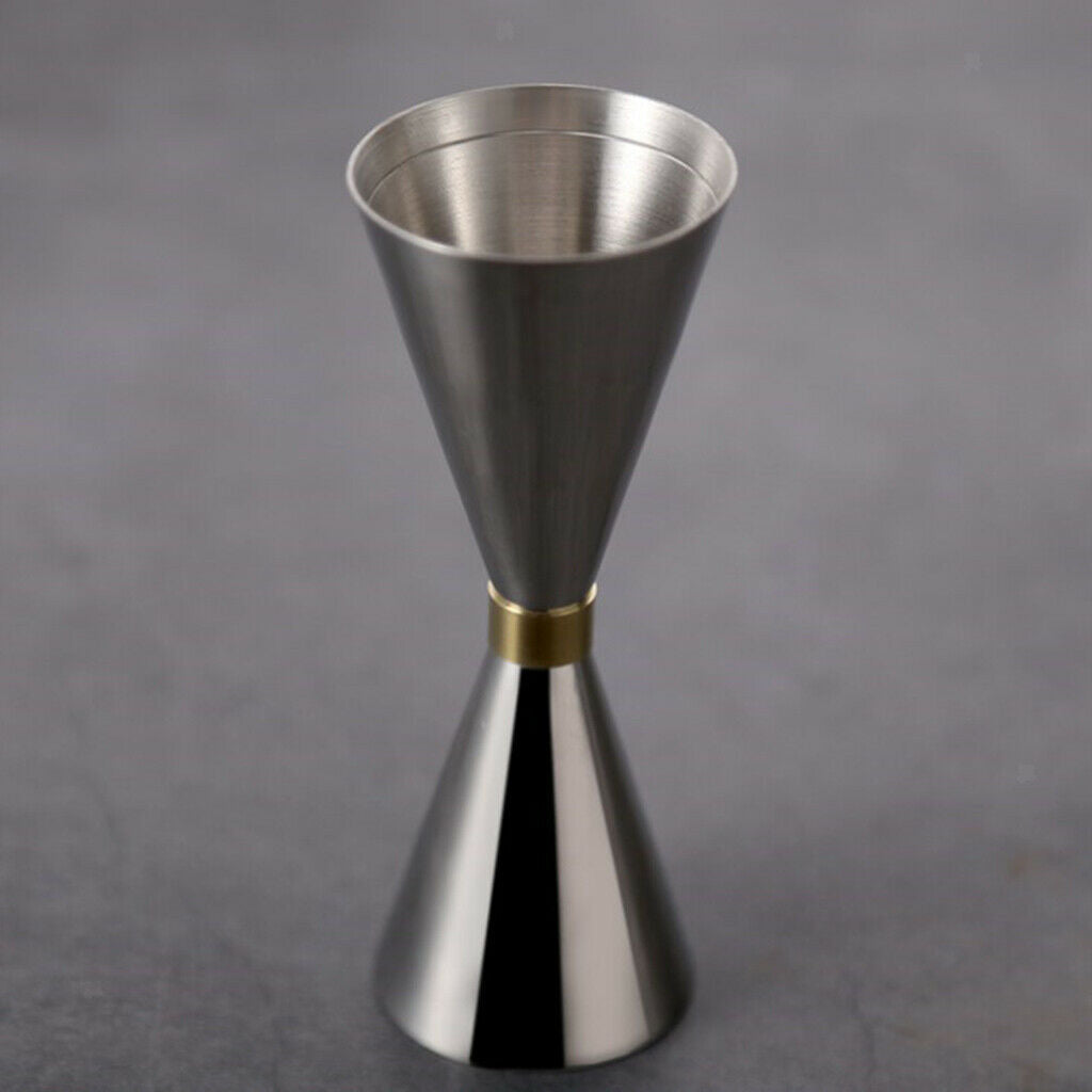 2 Pcs Stainless Steel Double Cocktail Jigger Bar Jigger 30&45ml and 45&60ml