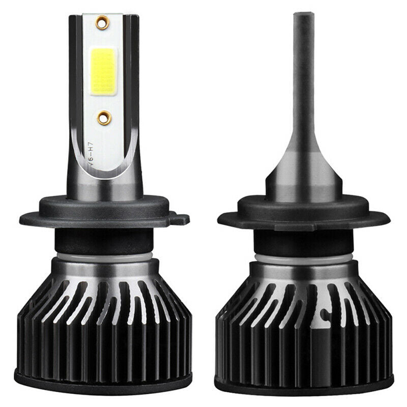 2PC H7 LED Headlight Conversion Kit COB Bulb White High Power 6000KBDAU