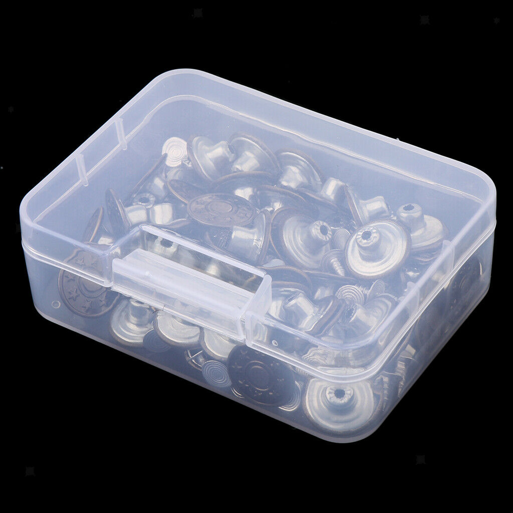 50 Sets of Jeans Buttons to Knock in Without Sewing