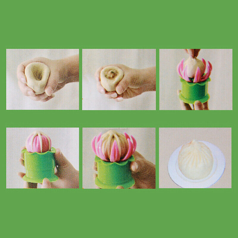 Random color Chinese Baozi Mold Steamed Stuffed Bun Mold Maker Dim Sum ShapeFCA