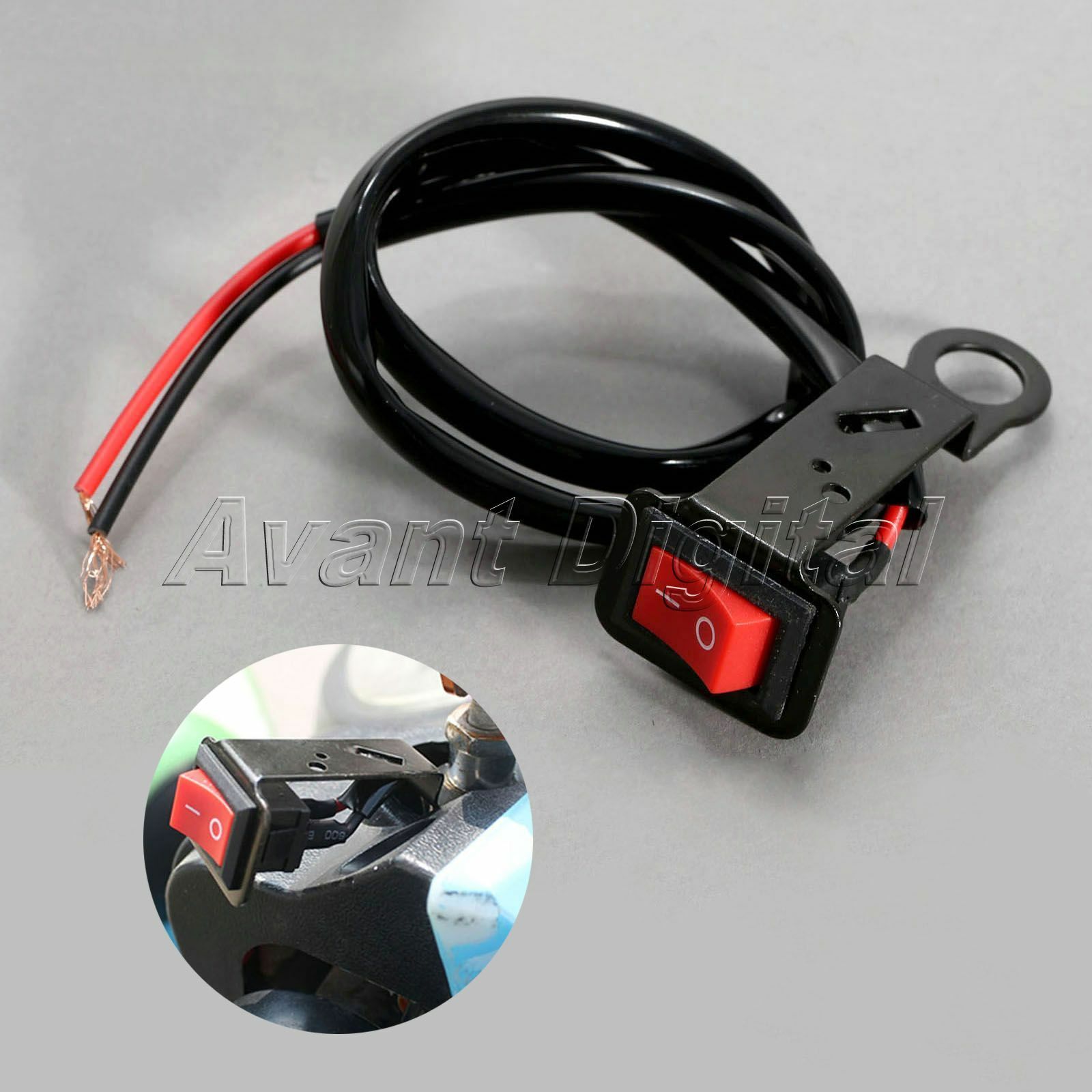Motorcycl ATV Electric Car Switch Handlebar Headlight Turn off Light On/OFF Kill