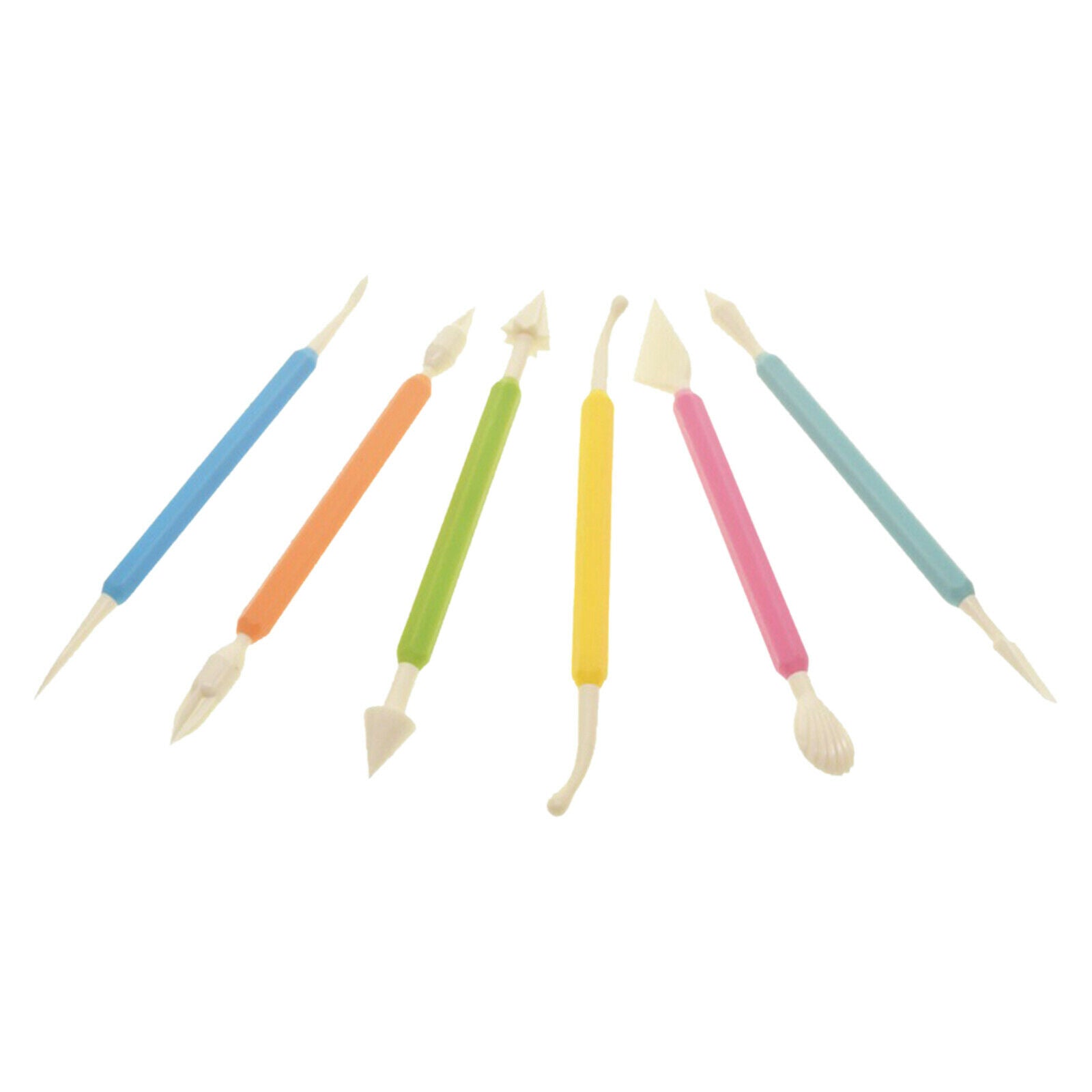 9Pack Plastic Clay Tools Ceramic Pottery Kit Shaping And Sculpting Assorteds