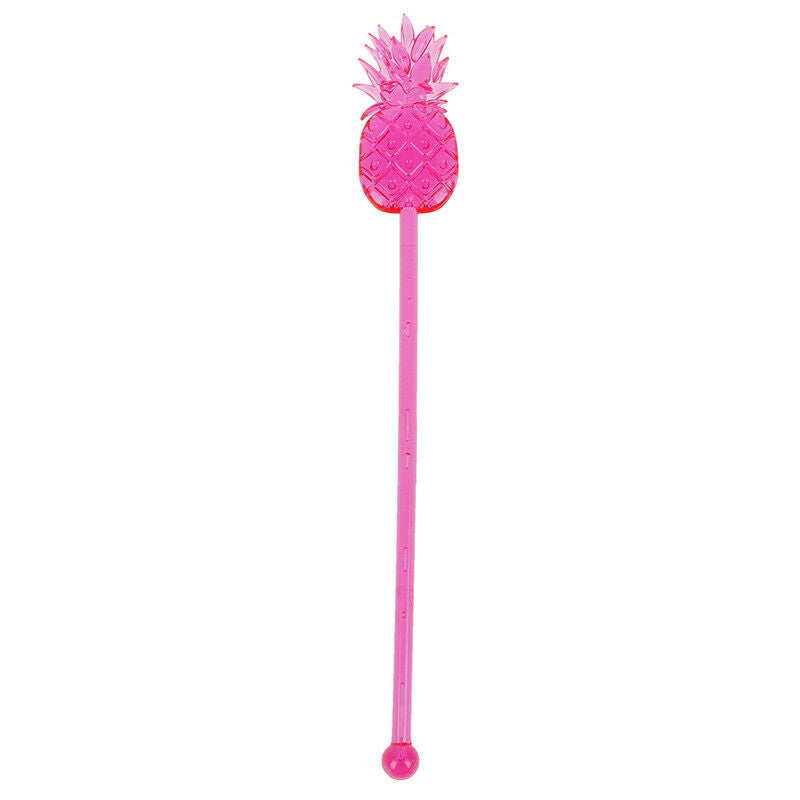 12pcs Pineapple Cocktail Swizzle Sticks Stirrer Coffee Wine Muddler Puddl.l8