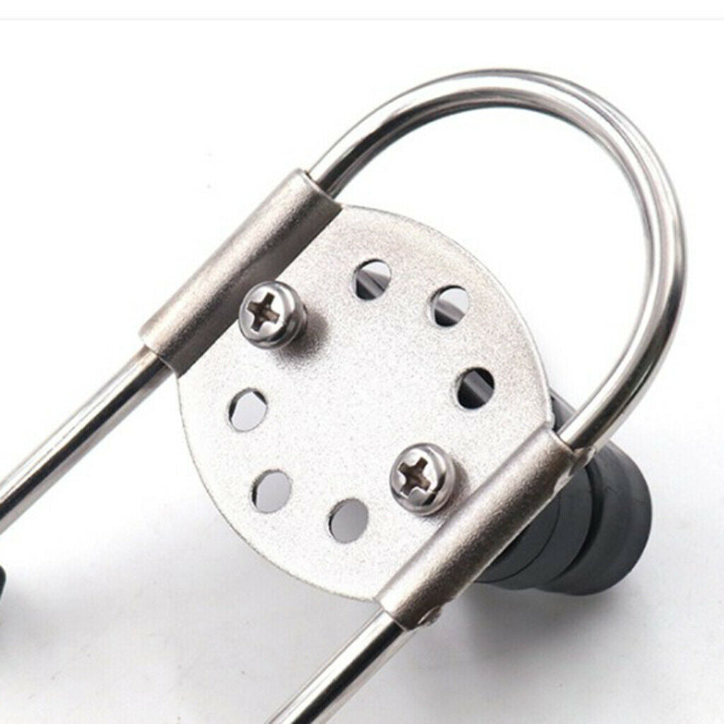 Stainless Steel Horseshoe Lifebuoy Swimming Ring Holder for Yacht Boat