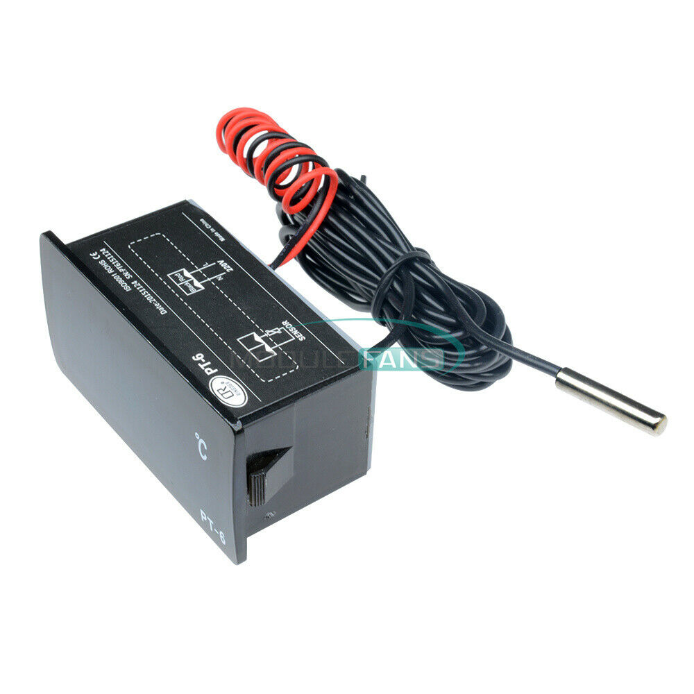 PT-6 220V -50 ℃~ + 110 ℃ Digital Thermometer Temperature Meter Aquarium +Sensor