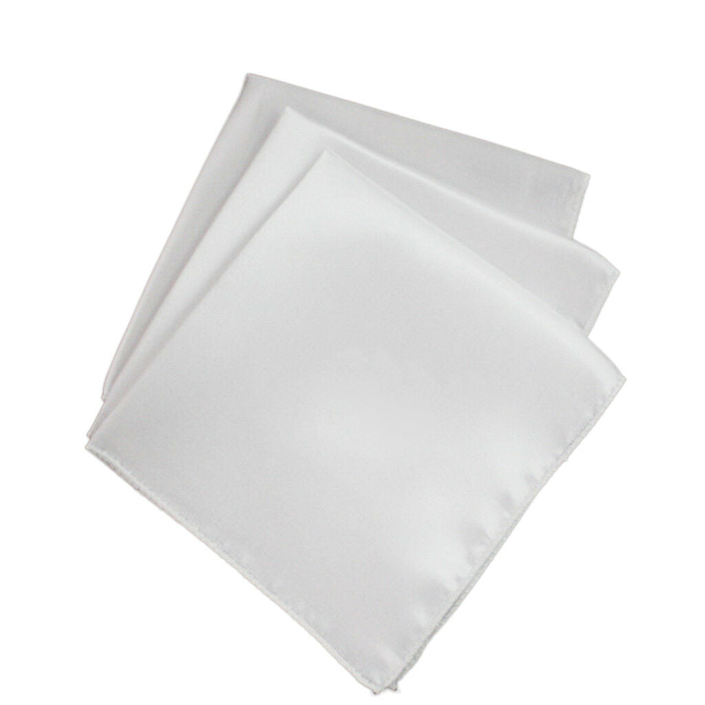 White Beige Napkins Table Linen Dinner Napkins Polyester Hotel Wedding 20pcs