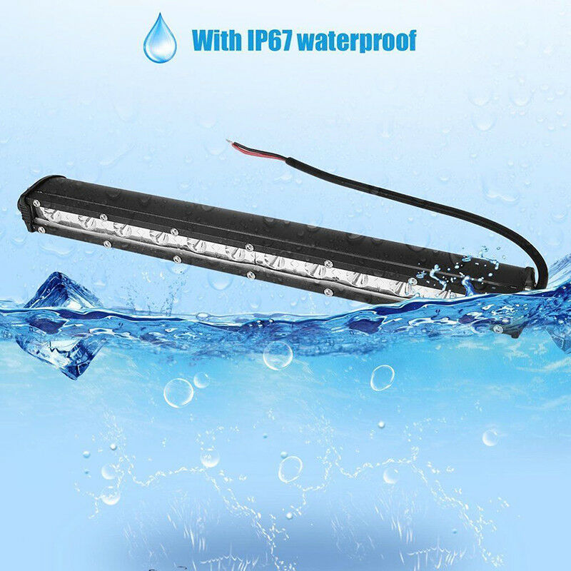 15Inch 36W LED Spot Light Bar Driving Offroad Work Lamp SUV ATV For JEEP B Lt