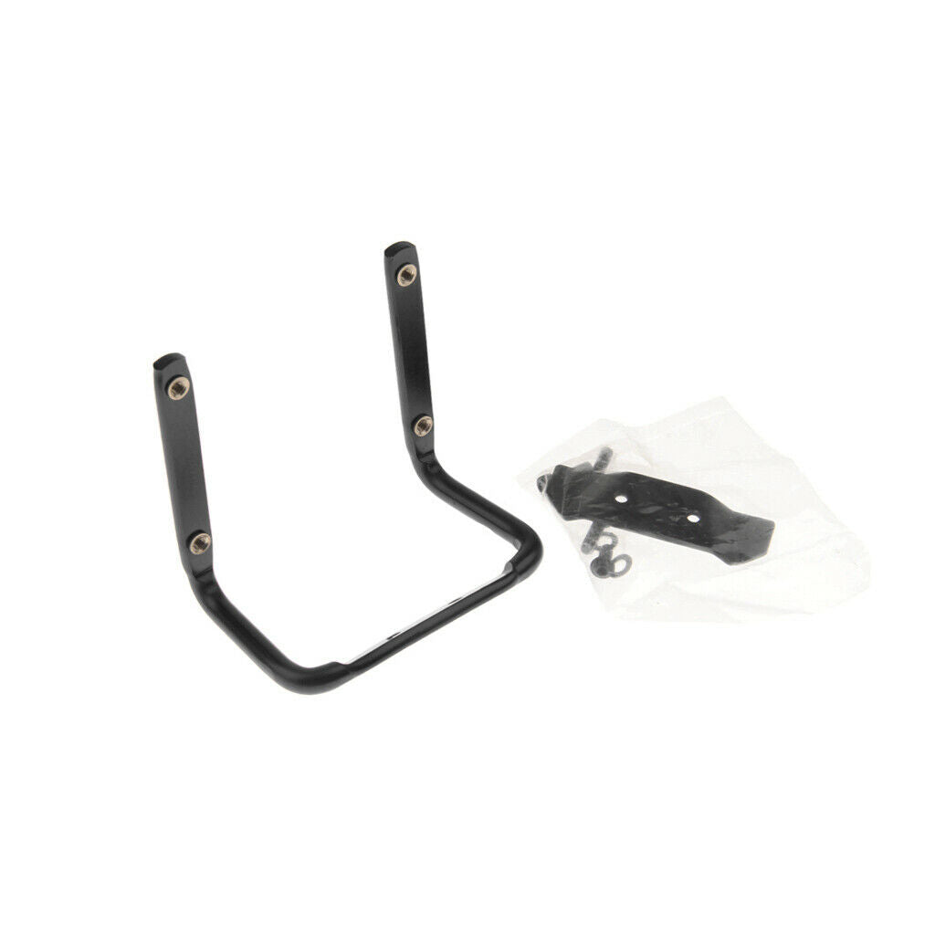 Double Rack Water Bottle Cage Holder Bicycle Back Seat Frame Hanger Black