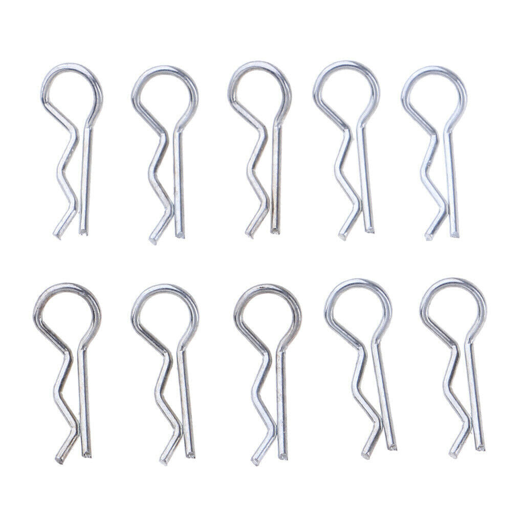 Pack of 10 RC Car Body Shell Clip Pin R-Pins for WLtoys K989 Accessory