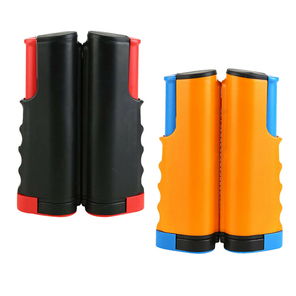2x Retractable Table Tennis Net Non-slip Sturdy  Pong Playing Net Rack