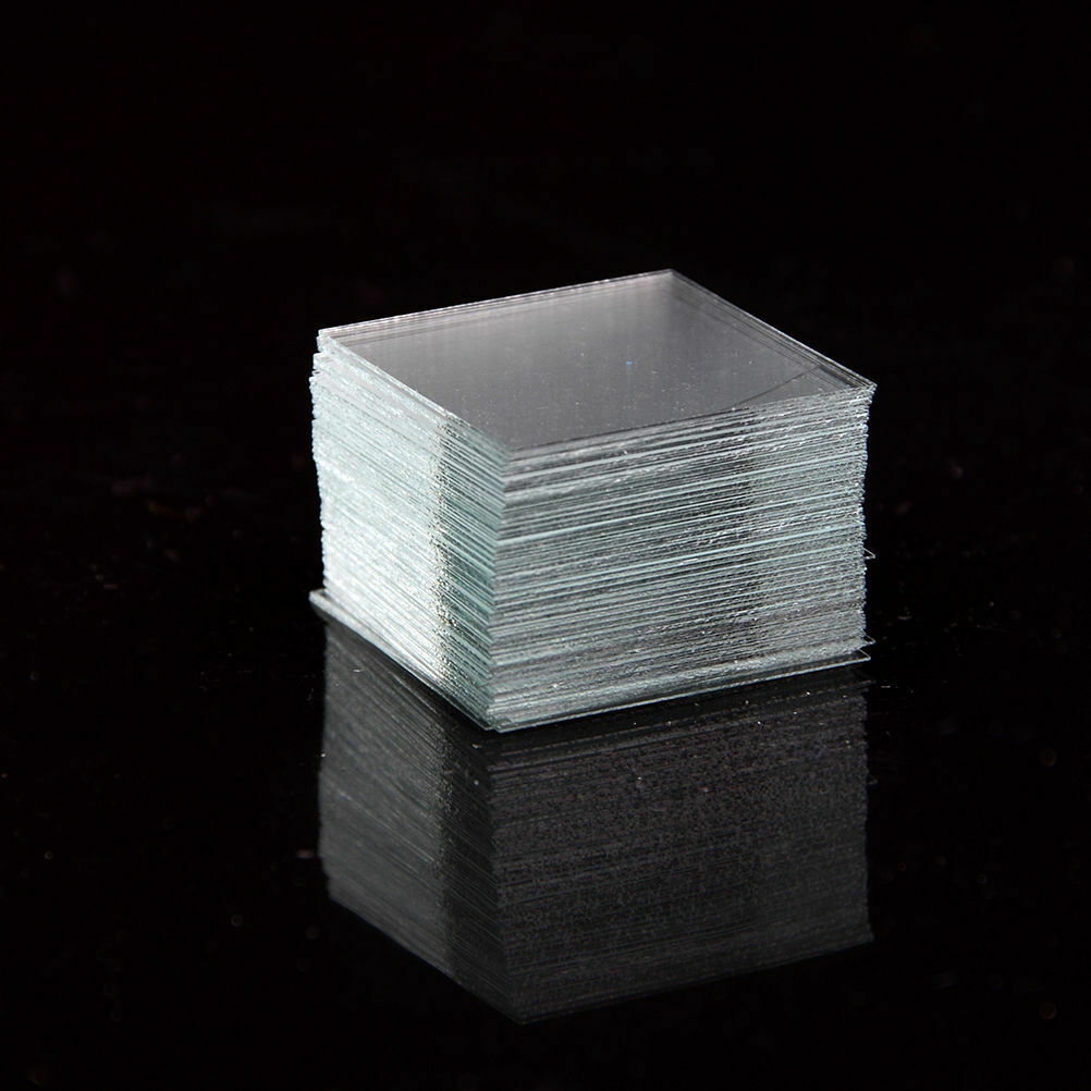 100 pcs Glass Micro Cover Slips 24x24mm - Microscope Slide Covers CSY