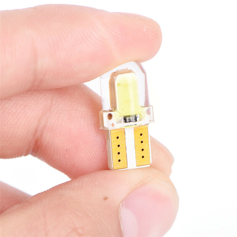 10X LED T10 194 168 W5W COB 8SMD CANBUS Silica Bright White License Light BulbDD