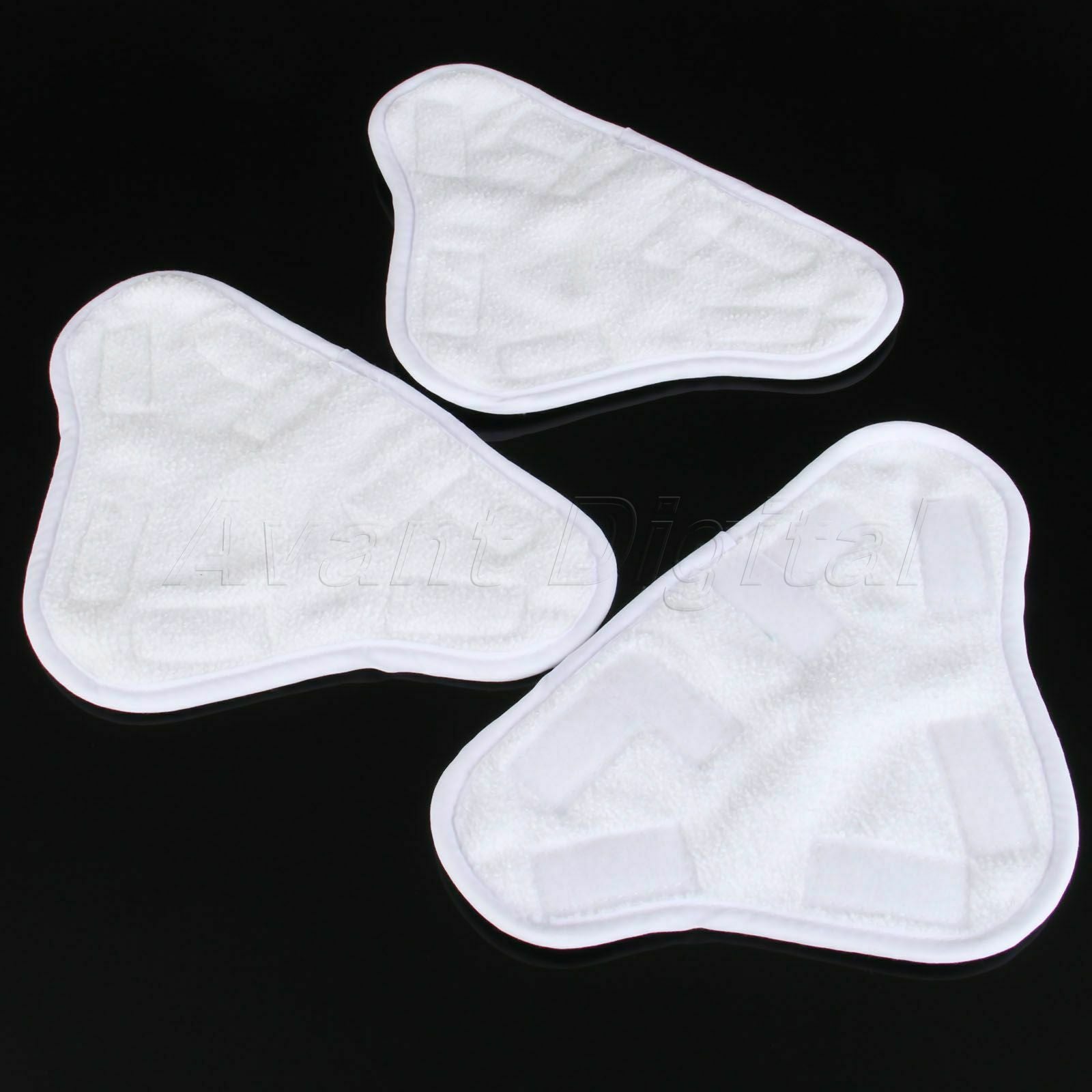 3Pcs Microfiber Steam Mop Cloth Head Pad Towels Washable H20 H2O X5 Replacement